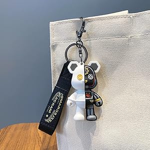 Amazon.co.jp: RZFZ バッグチャーム キーホルダー ロボット熊